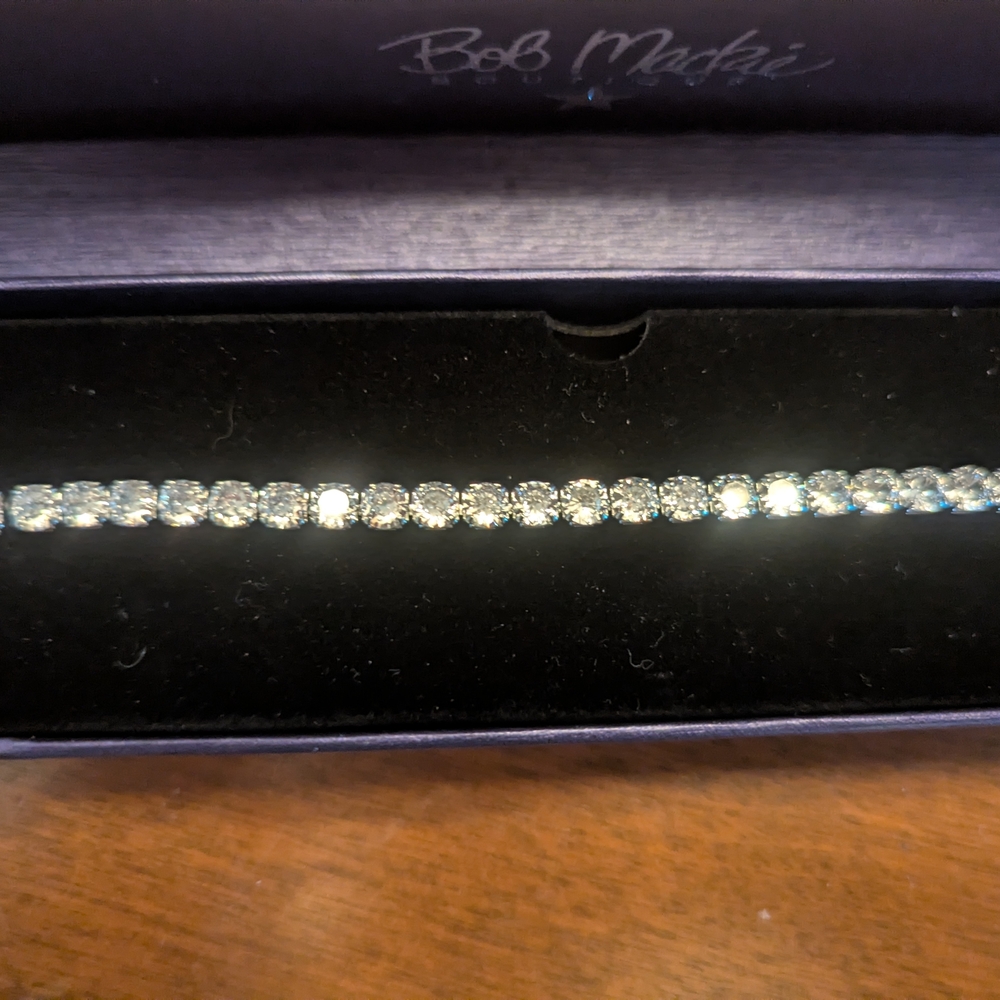 Bob Mackie Sparkling Silver Bracelet